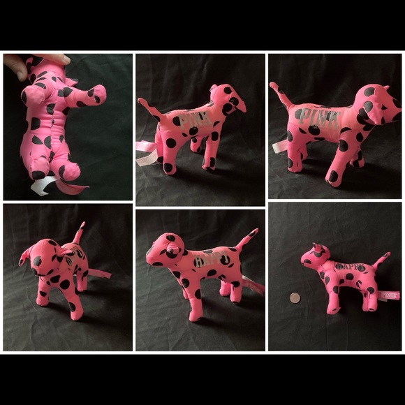 Victorias Secret ~ VS PINK! Plush Stuffed Dogs ~ Collector Figures ~ Lot of 8! - Picture 6 of 8